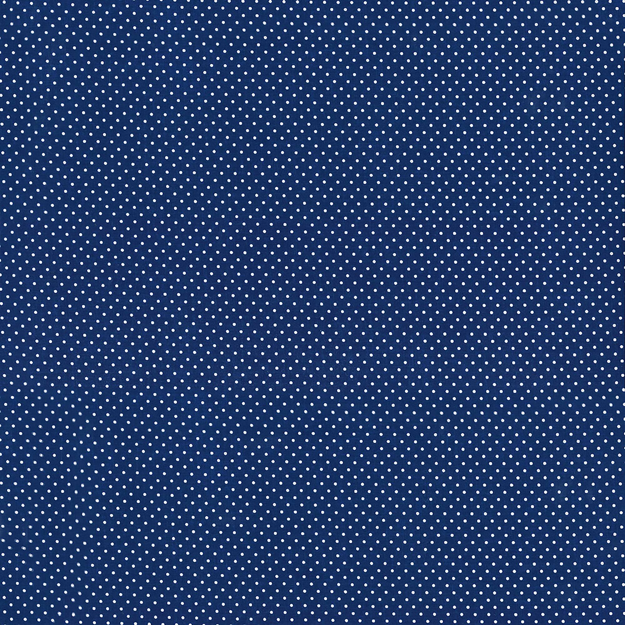 Fabric Traditions Navy Polka Dot Cotton Fabric